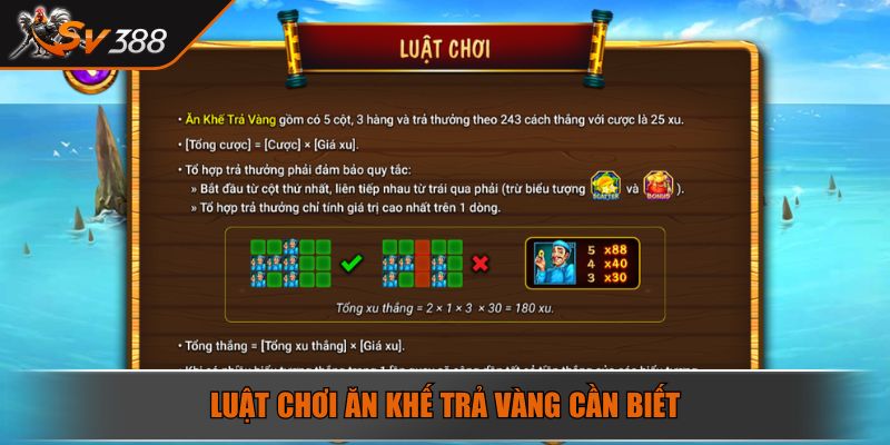 Ăn Khế Trả Vàng Trò Chơi Slot Đổi Thưởng Hot Nhất Năm 2025 3 Luật chơi Ăn Khế Trả Vàng cần biết